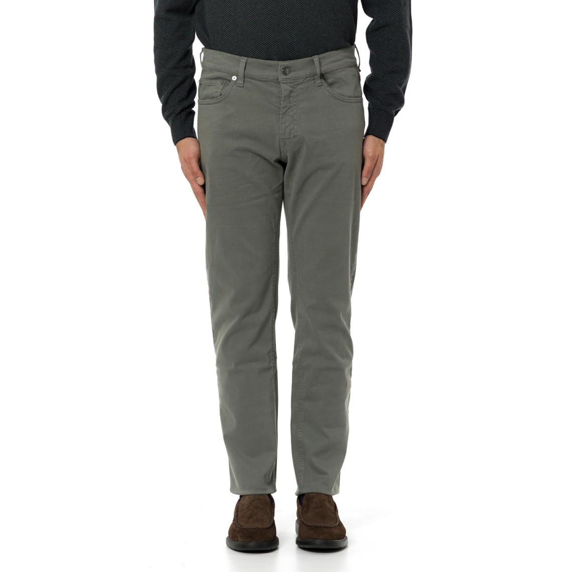 Pantaloni In Gabardine Narrow Fit Harmont & Blaine