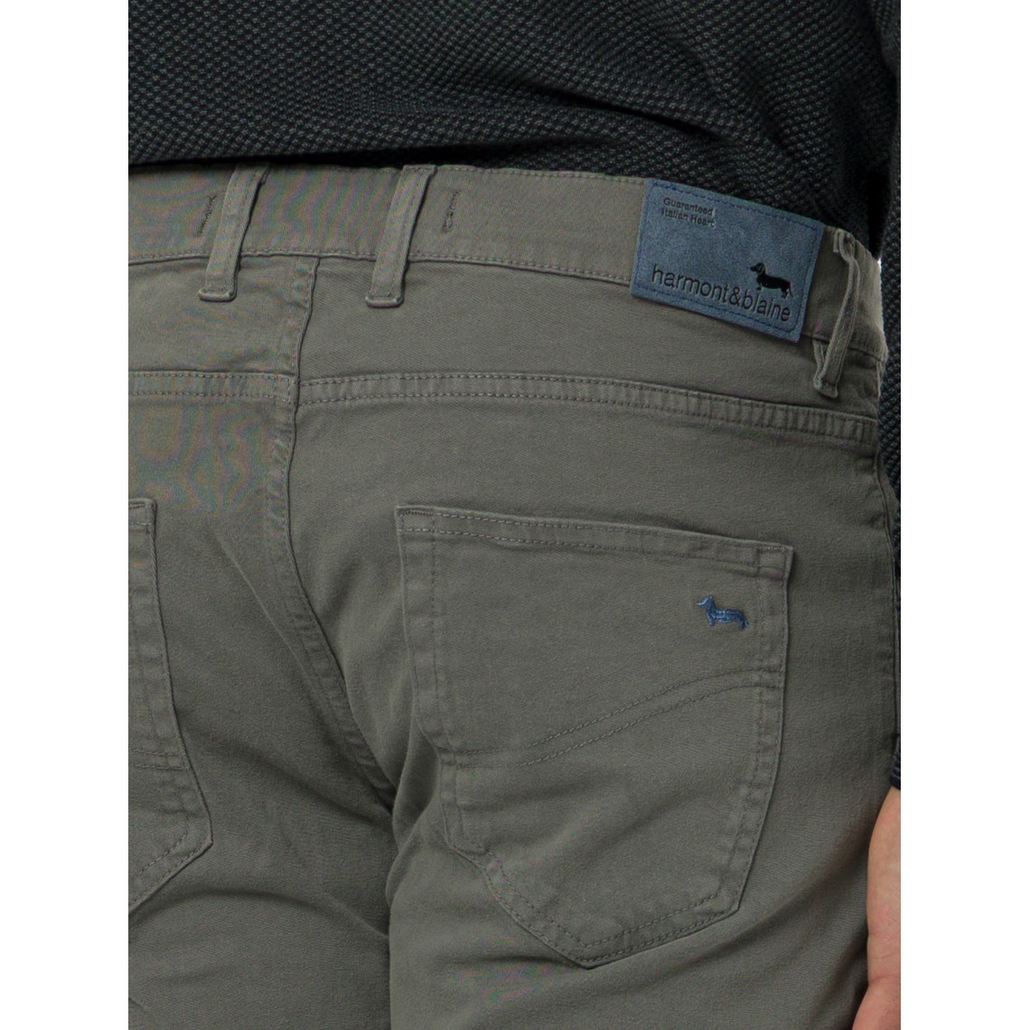 Pantaloni In Gabardine Narrow Fit Harmont & Blaine