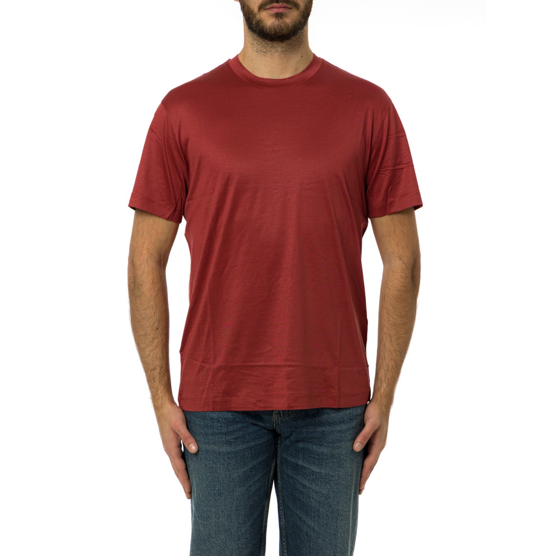 T-shirt basic Emporio Armani in misto cotone
