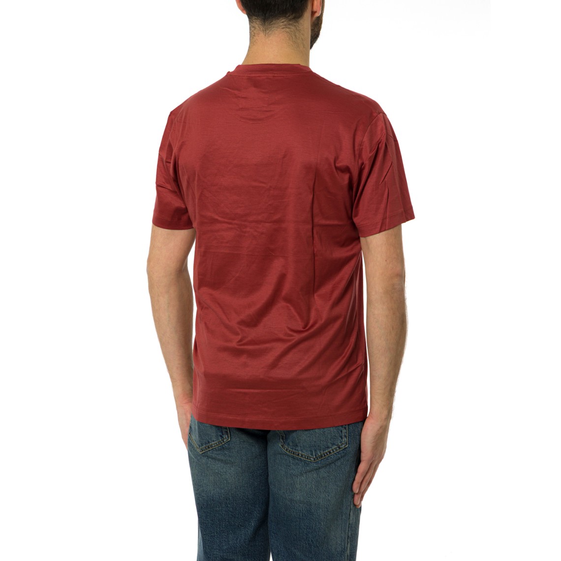 T-shirt basic Emporio Armani in misto cotone