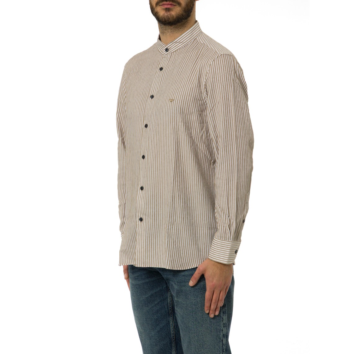 Camicia Emporio Armani in cotone a righe