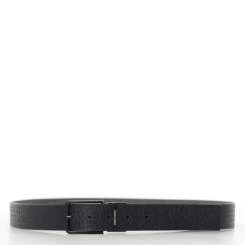 Cintura Armani Exchange reversibile in pelle con logo...