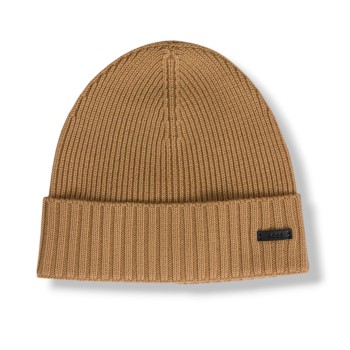 Cappello Boss in lana vergine a coste