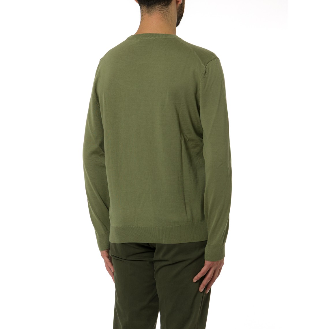 Maglia con ricamo logo Boss