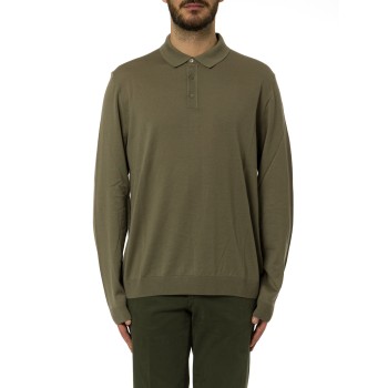 Polo in maglia di lana Boss