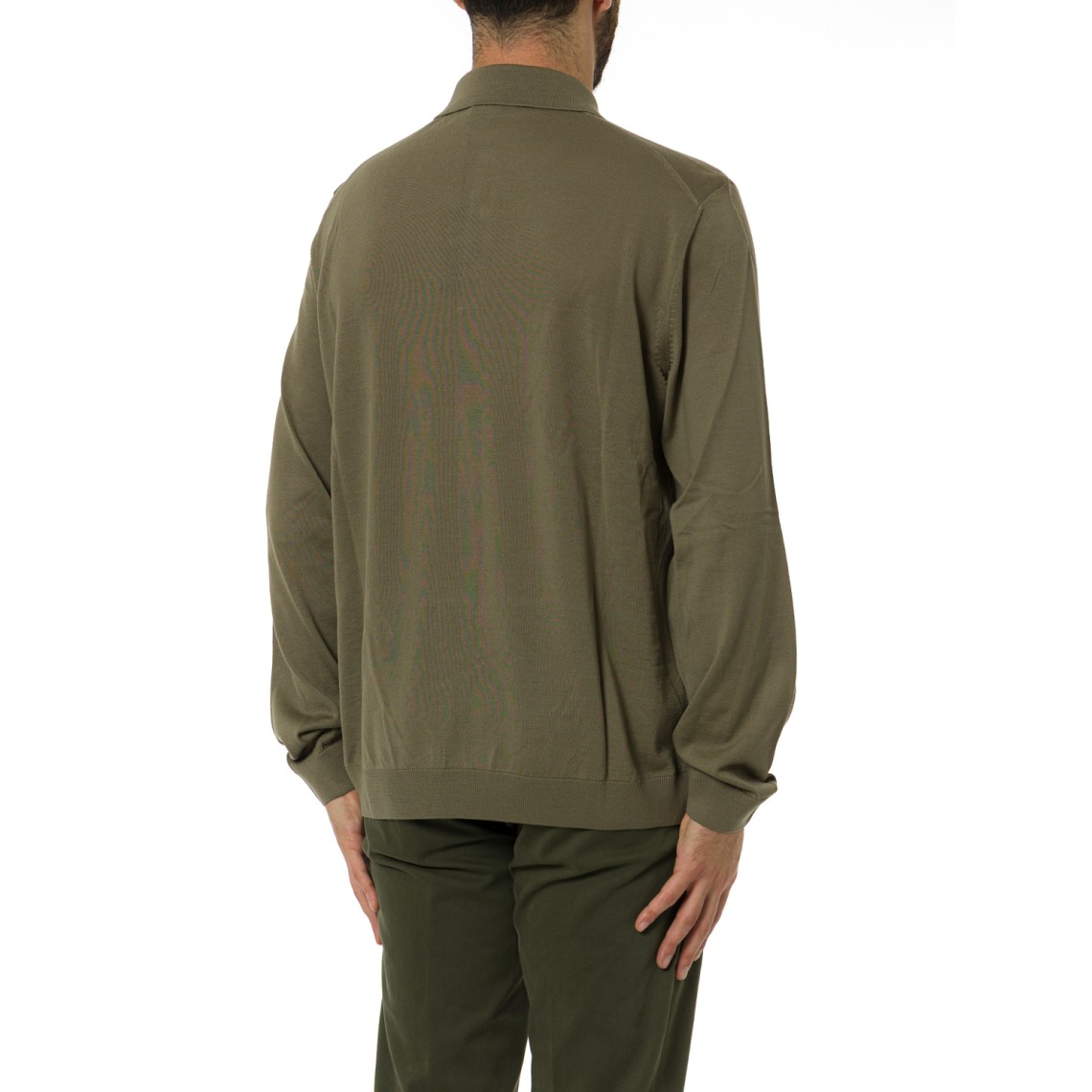 Polo in maglia di lana Boss