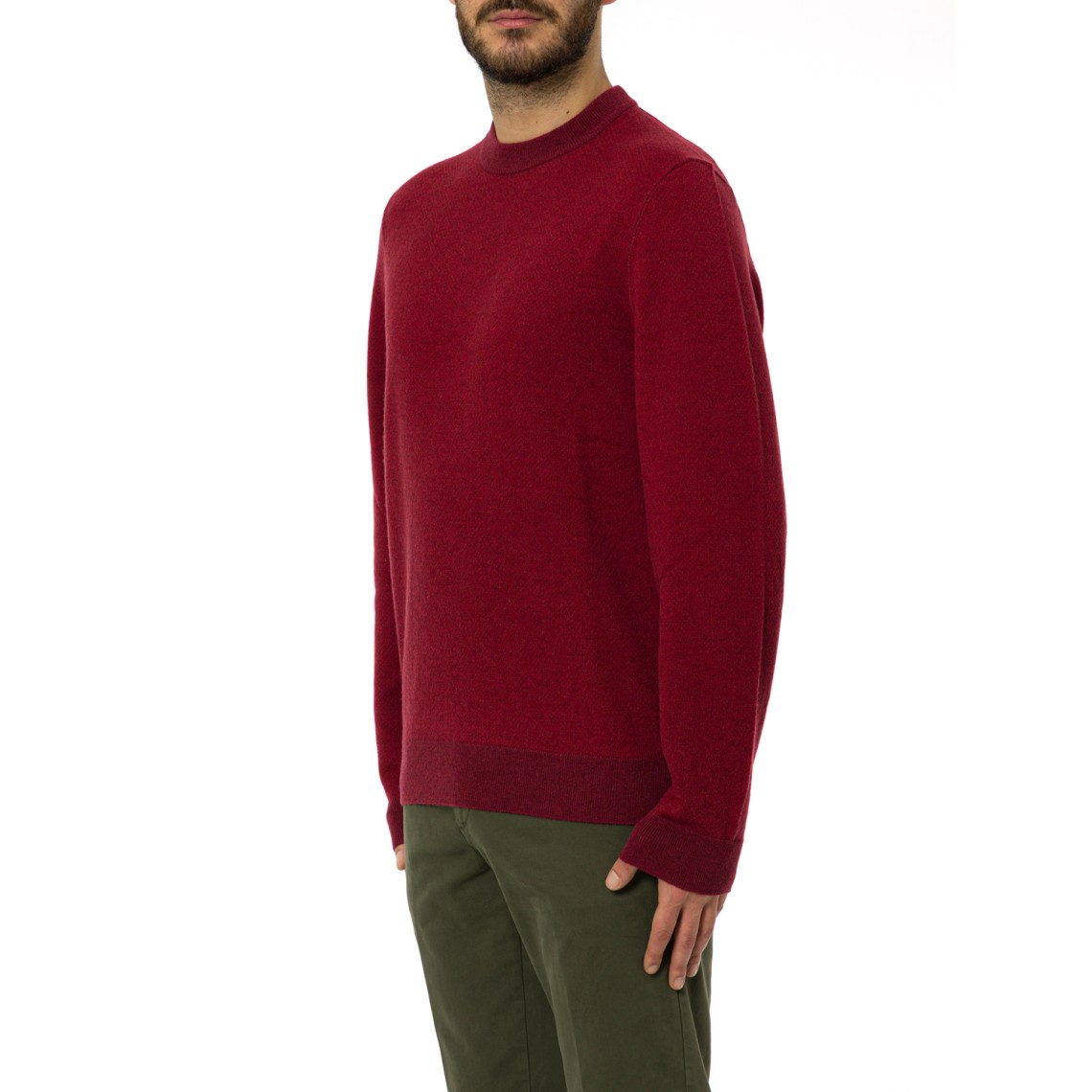 Maglia a girocollo Boss in lana vergine