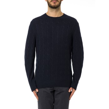 Maglia a girocollo Boss in lana e cashmere