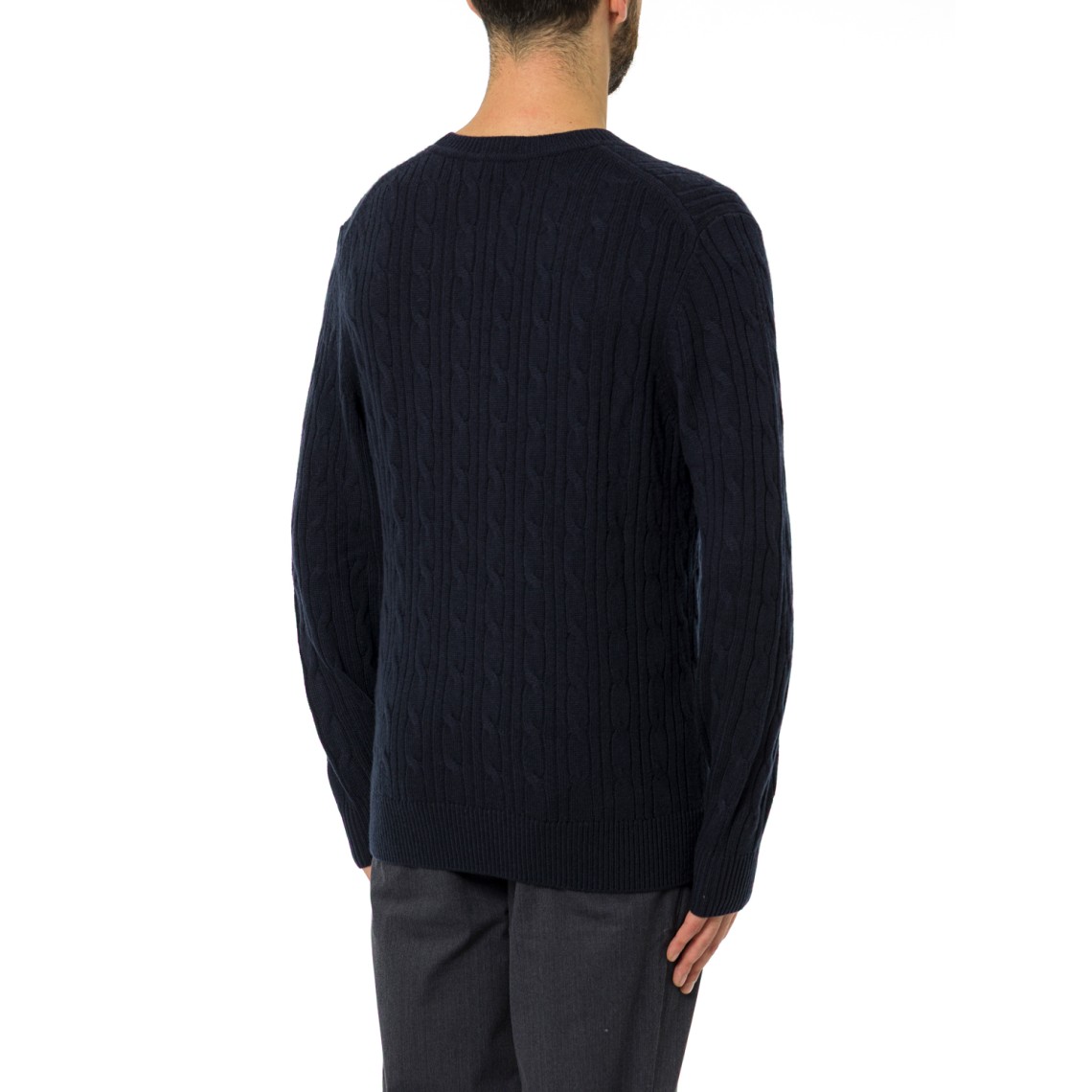 Maglia a girocollo Boss in lana e cashmere