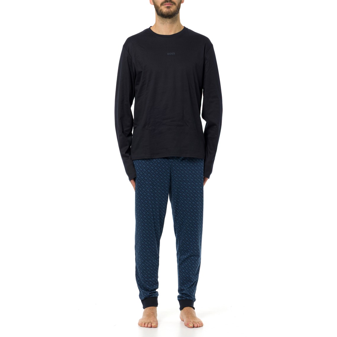 Pigiama 2 pezzi Boss in cotone