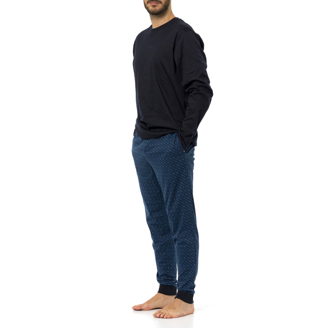 Pigiama 2 pezzi Boss in cotone