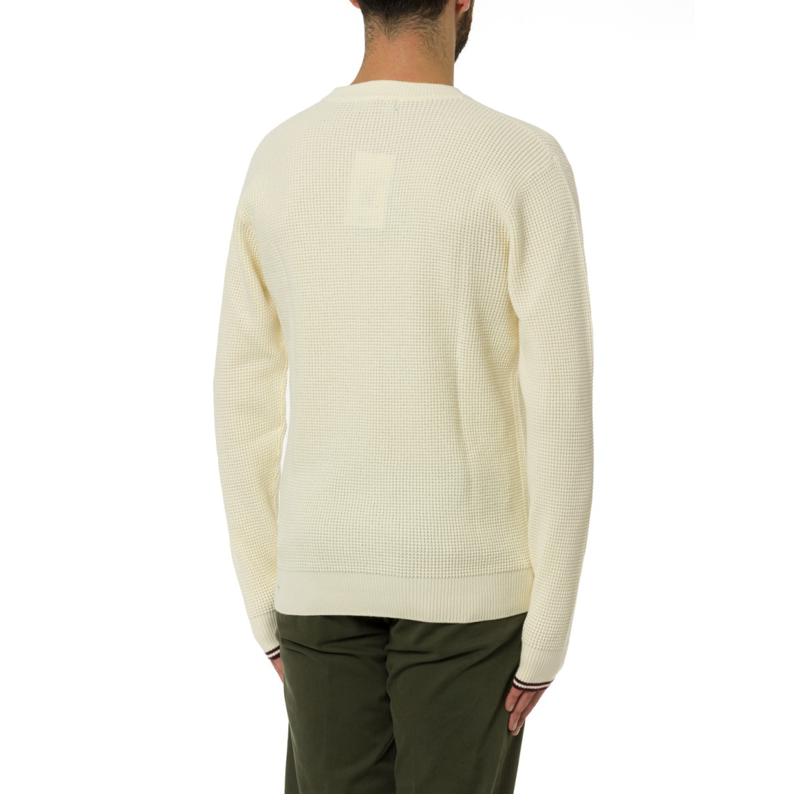 Maglione con lavorazione goffrata Fred Perry