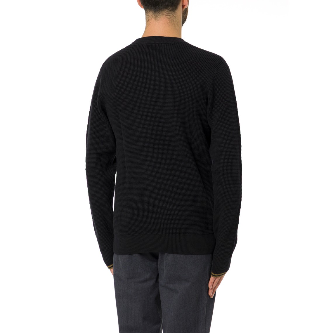 Maglione con lavorazione goffrata Fred Perry