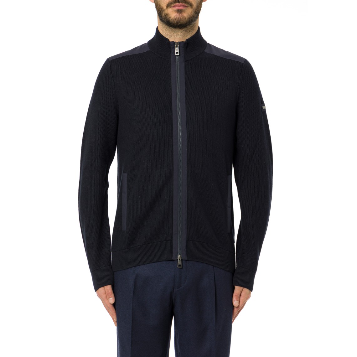 Maglia con zip Bugatti