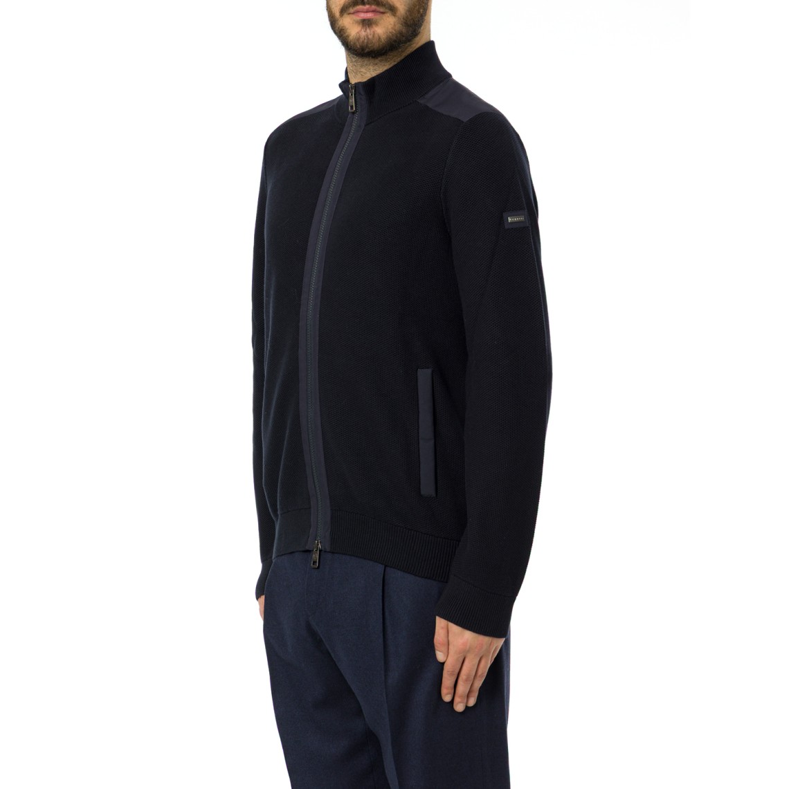 Maglia con zip Bugatti