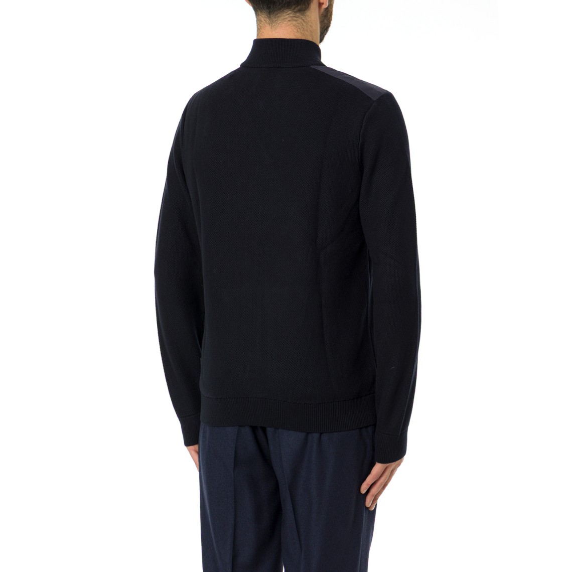 Maglia con zip Bugatti