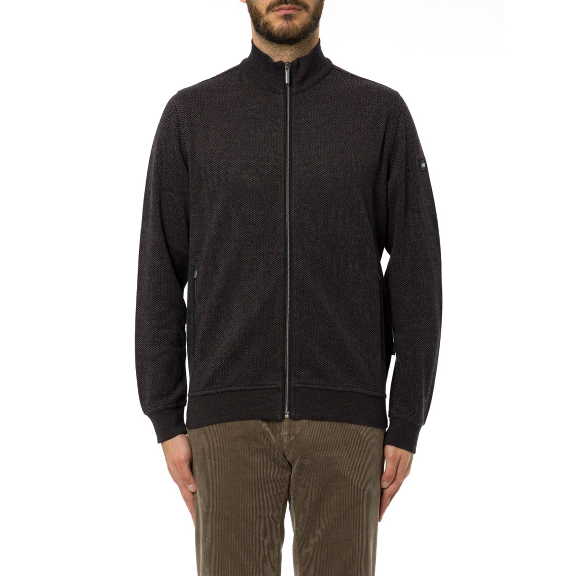 Maglia con zip Bugatti