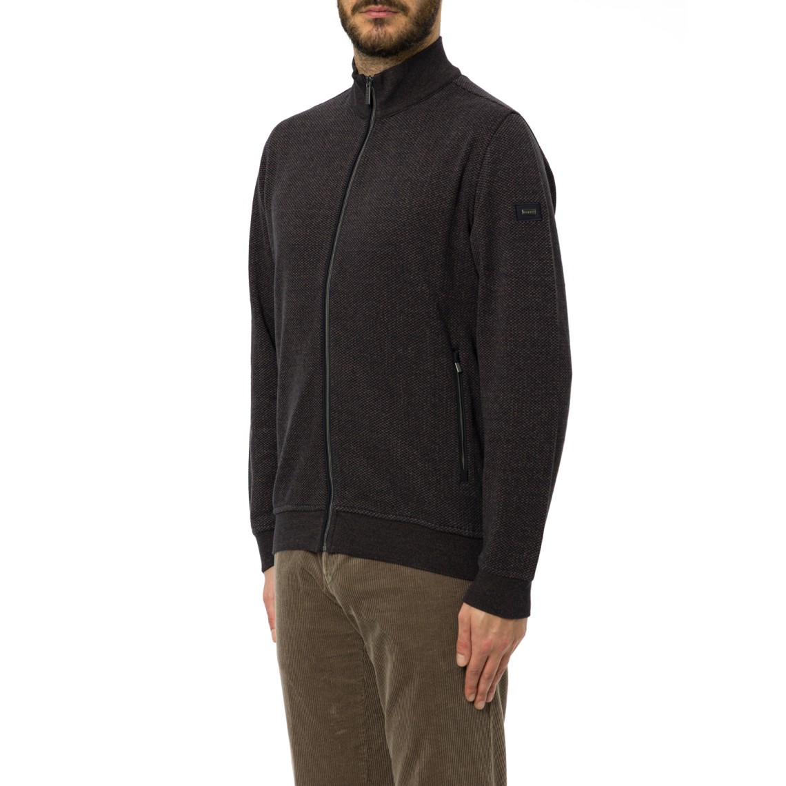 Maglia con zip Bugatti