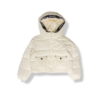 Giacca con cappuccio in poliestere Liu Jo