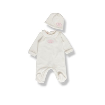 Coordinato in cotone con logo Liu Jo