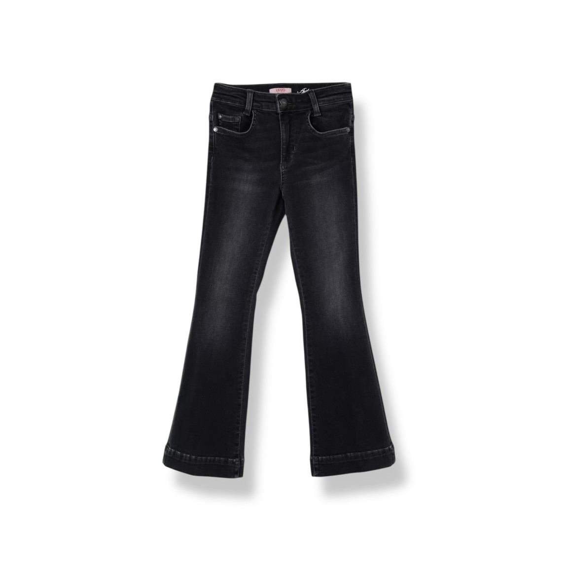 Jeans flared Liu Jo Kids in cotone stretch