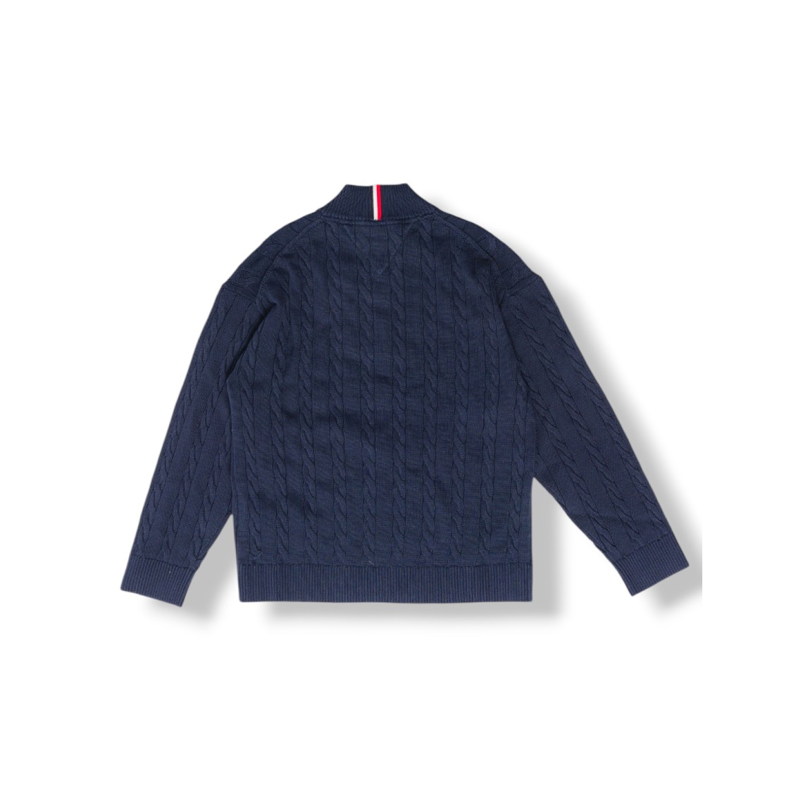 Pullover half-zip in maglia intrecciata Tommy Hilfiger
