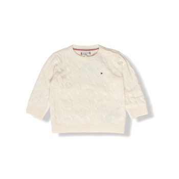 Maglia a girocollo Tommy Hilfiger in misto cotone