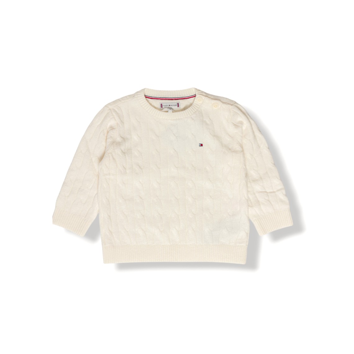 Maglia a girocollo Tommy Hilfiger in misto cotone