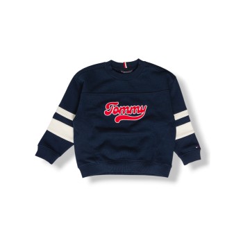 Felpa girocollo stile college Tommy Hilfiger