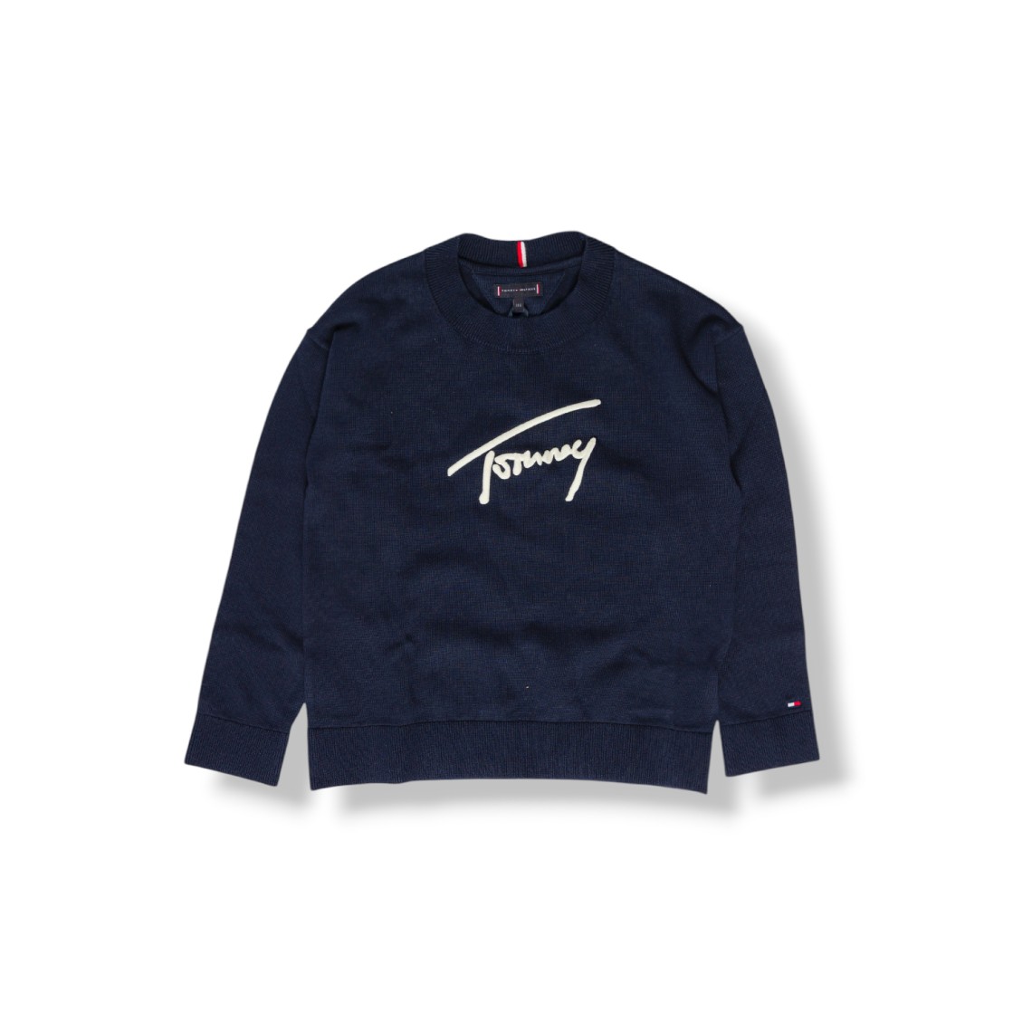 Maglia girocollo in cotone Tommy Hilfiger