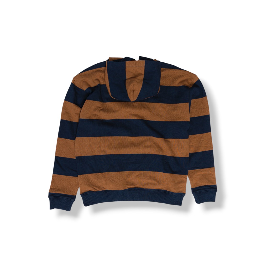 Felpa con cappuccio stile college a righe Tommy Hilfiger