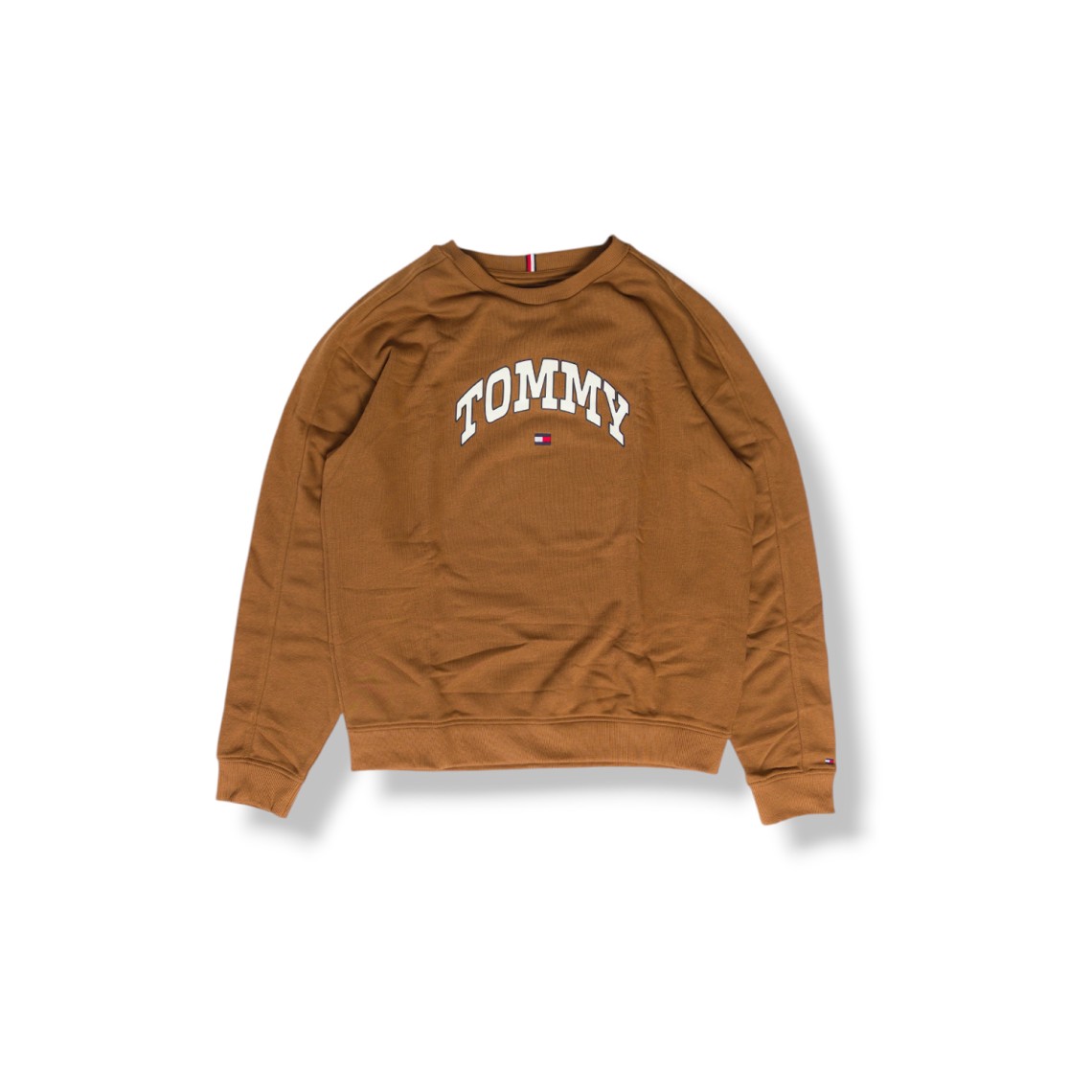 Felpa girocollo con stampa logo Tommy Hilfiger