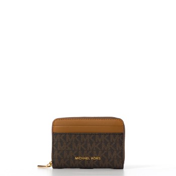 Porta carte di credito zip-around Jet Set Michael Kors