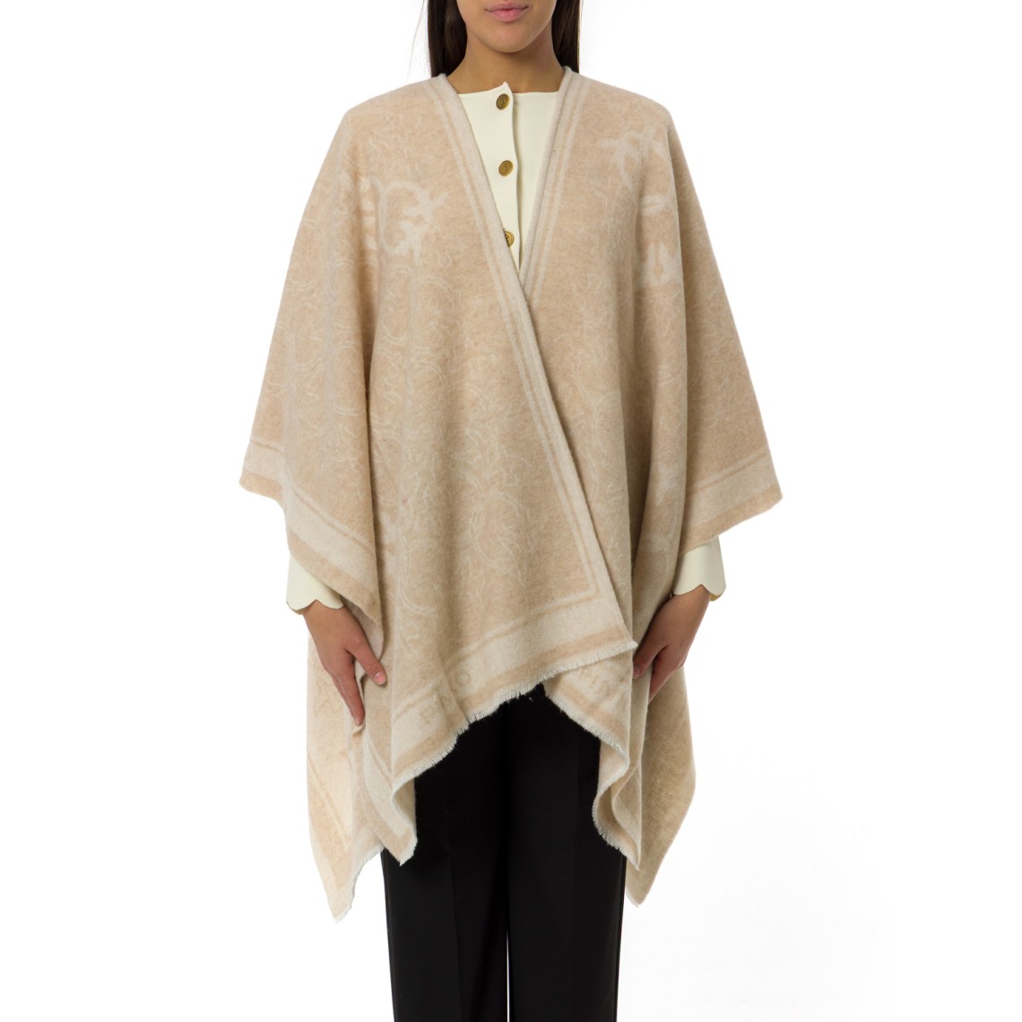 Mantella Croazia con motivo logo Love Birds Pinko