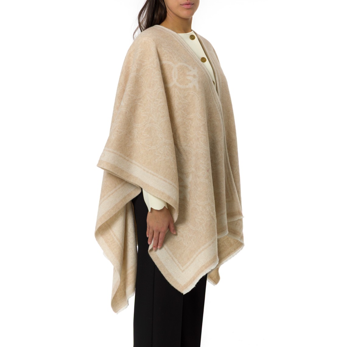 Mantella Croazia con motivo logo Love Birds Pinko