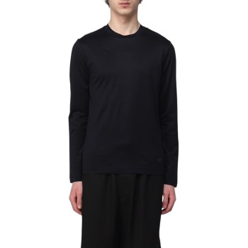 T-shirt Emporio Armani in lyocell e cotone