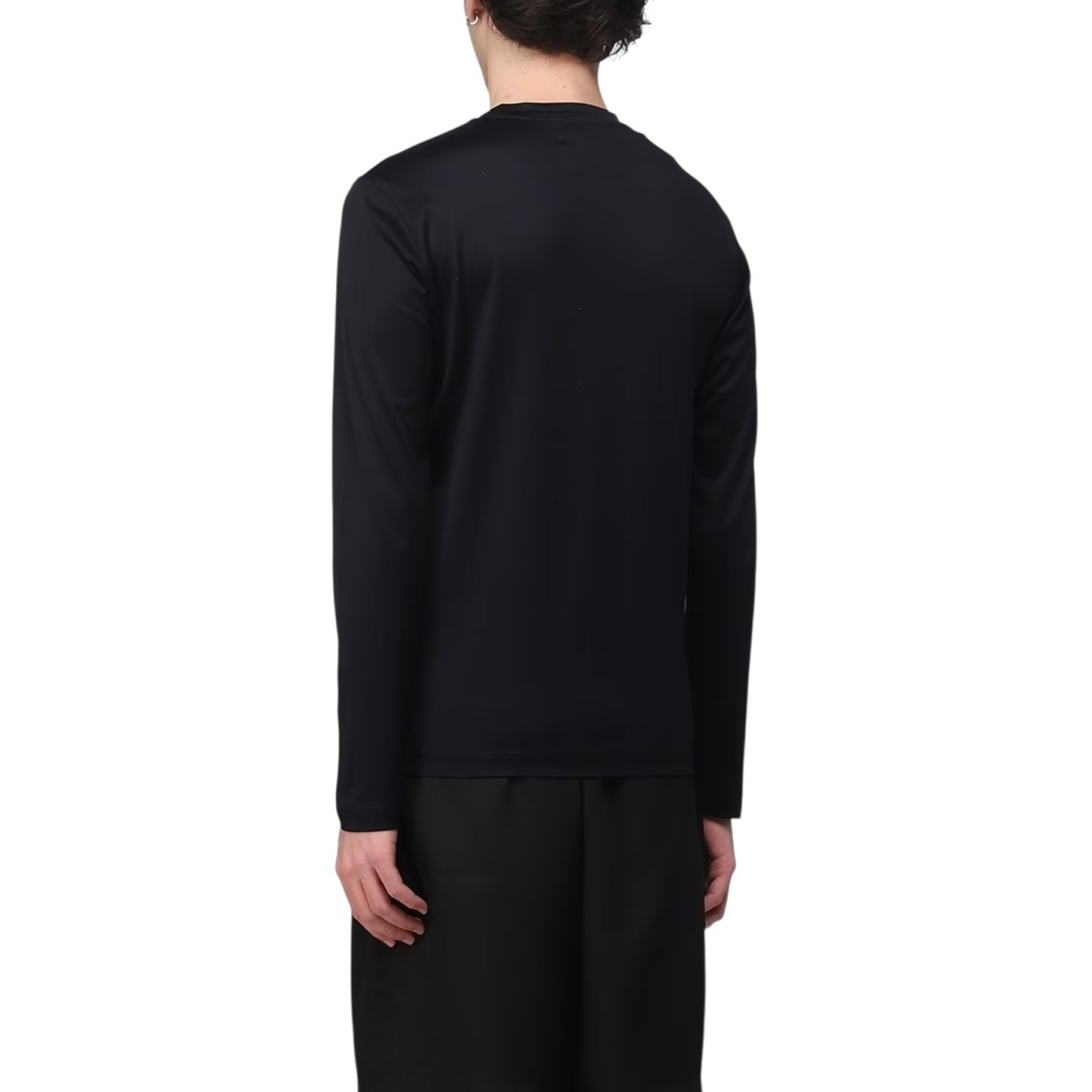 T-shirt Emporio Armani in lyocell e cotone