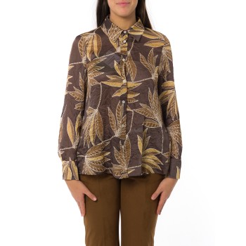 Camicia in raso stampato Emme Marella