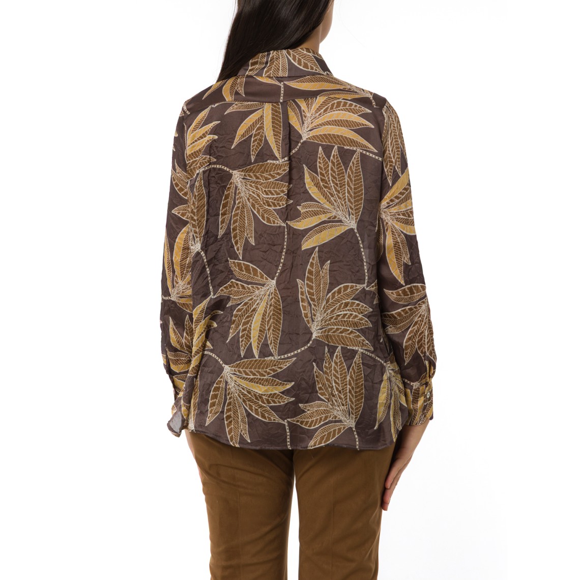 Camicia in raso stampato Emme Marella