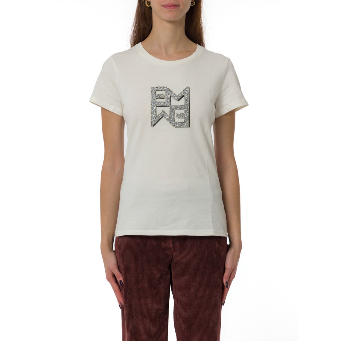 T-shirt Emme Marella con strass