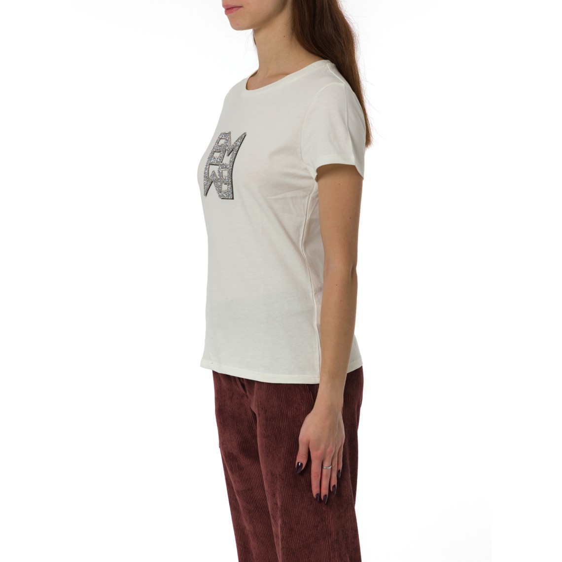 T-shirt Emme Marella con strass