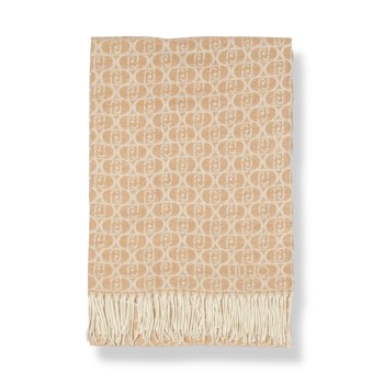 Sciarpa Liu Jo in maglia con monogram jacquard