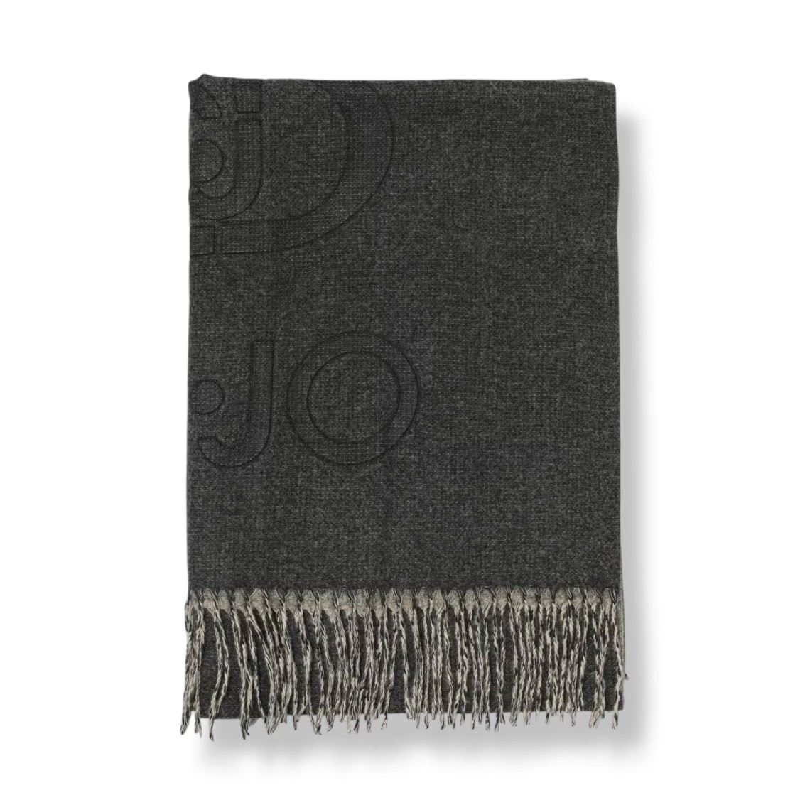 Stola Liu Jo in viscosa con logo jacquard