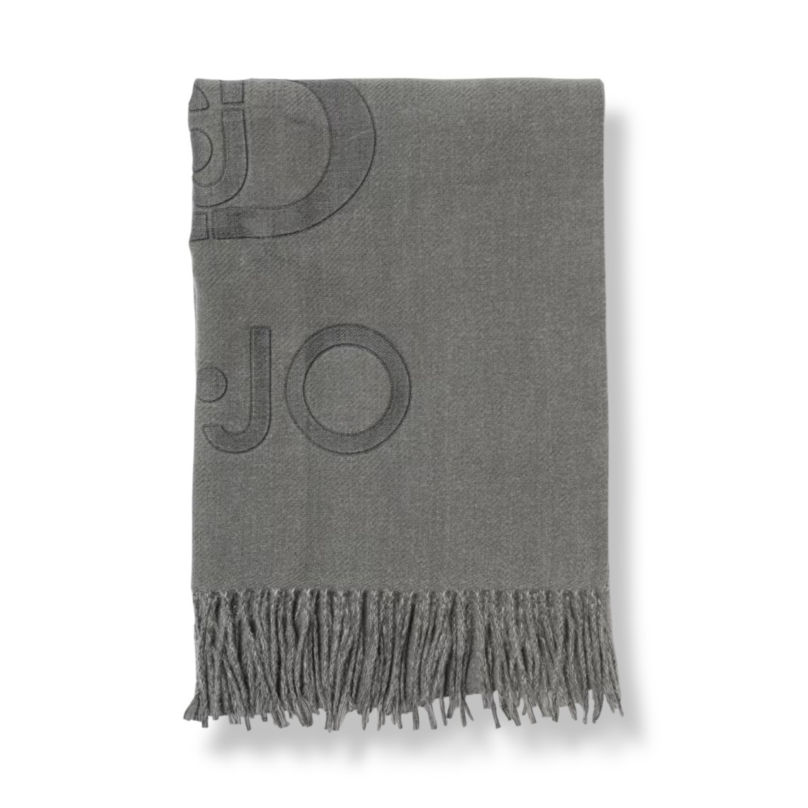 Stola Liu Jo in viscosa con logo jacquard