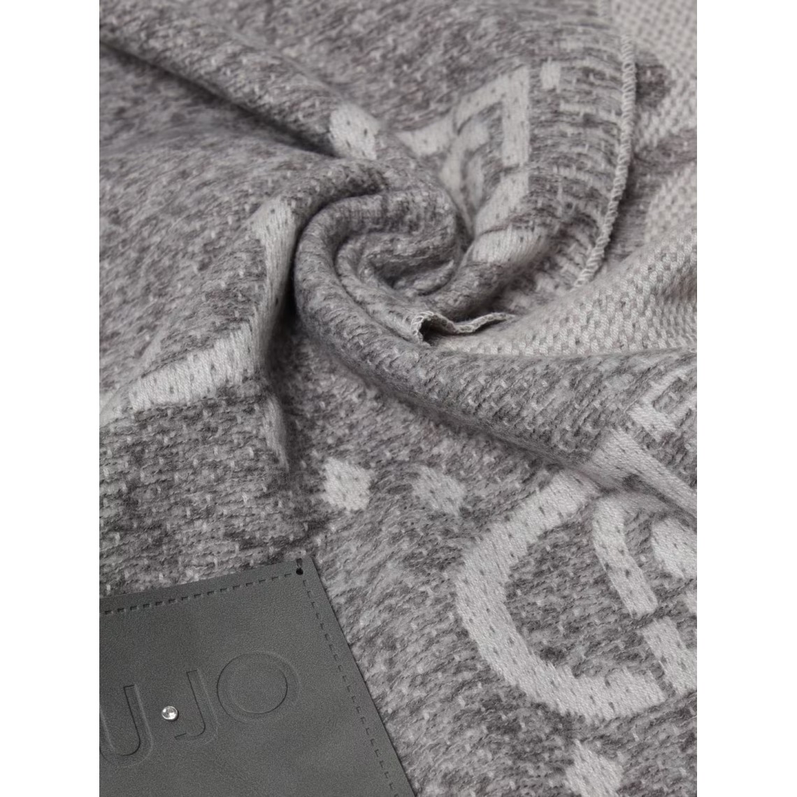 Sciarpa Liu Jo in viscosa con logo jacquard