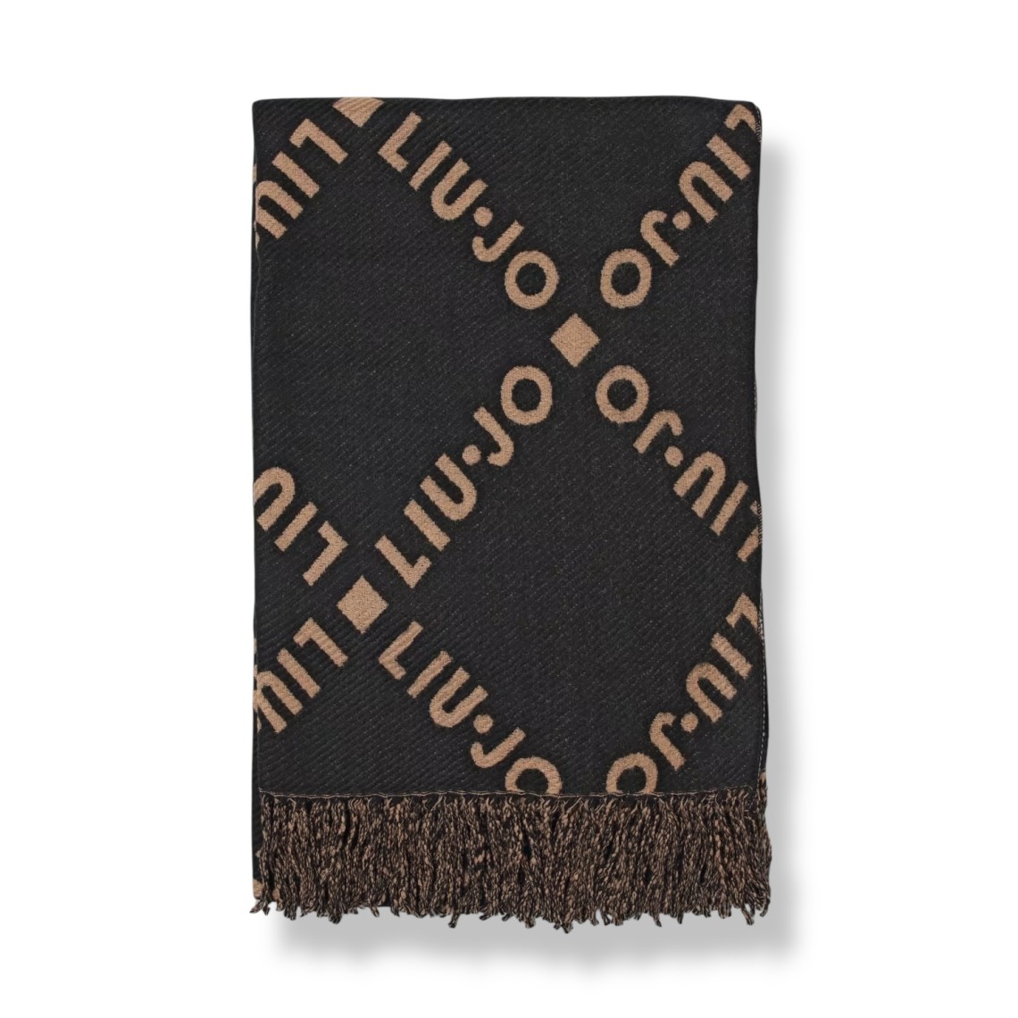 Sciarpa Liu Jo in viscosa con logo jacquard