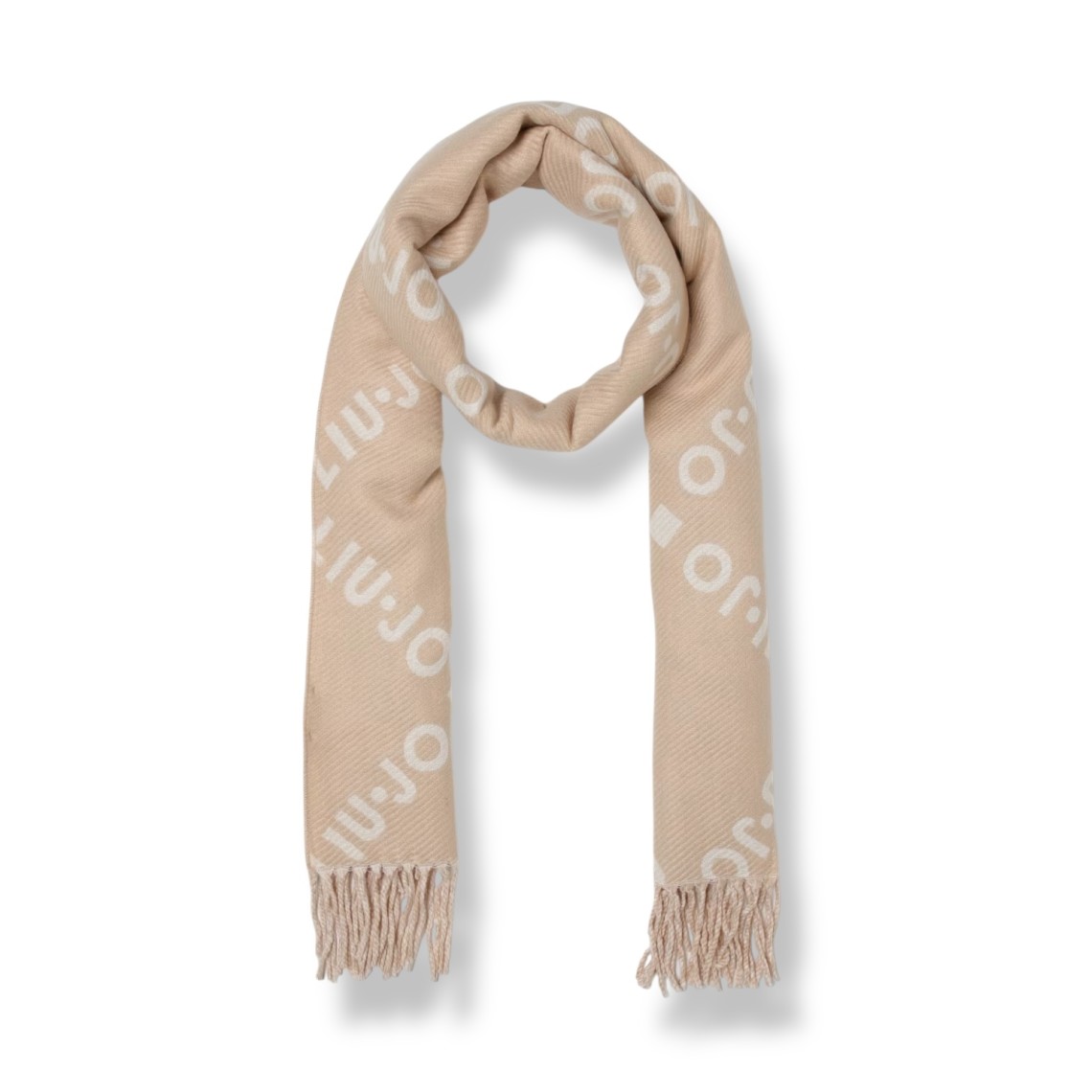 Sciarpa Liu Jo in viscosa con logo jacquard