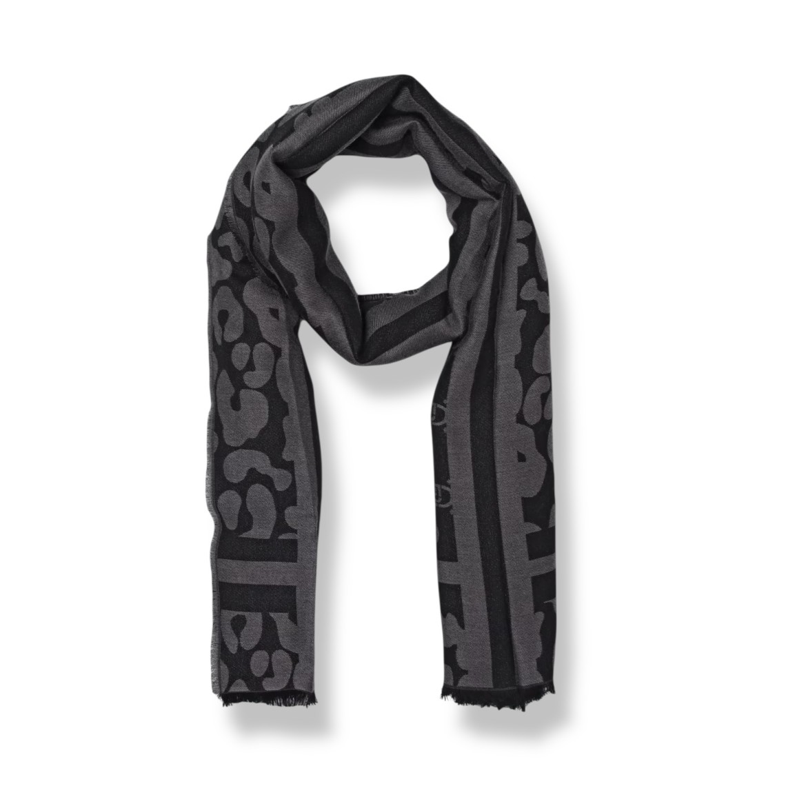 Sciarpa Liu Jo in viscosa con logo jacquard