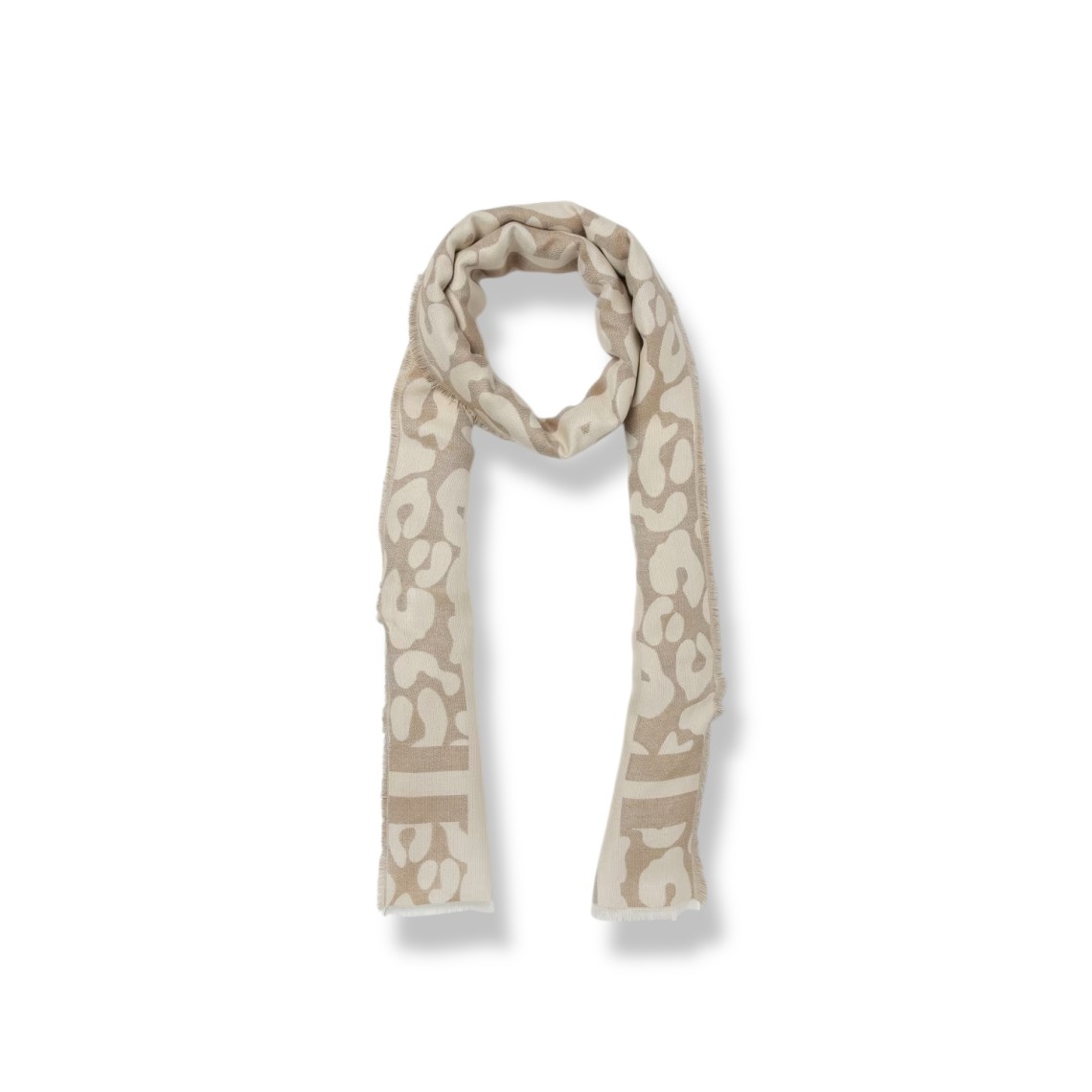 Sciarpa Liu Jo in viscosa con logo jacquard