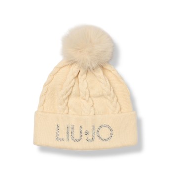 Cappello Liu Jo in maglia con pompon